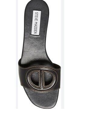 Great Condition Steve Madden ZOSIA Black Sandals Size 8M